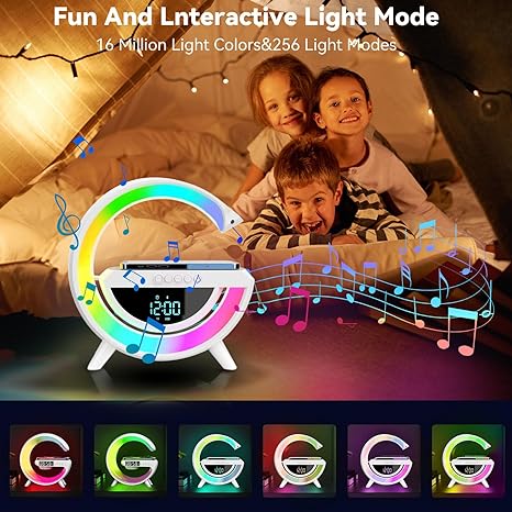 Led Wireless Charger with Speaker